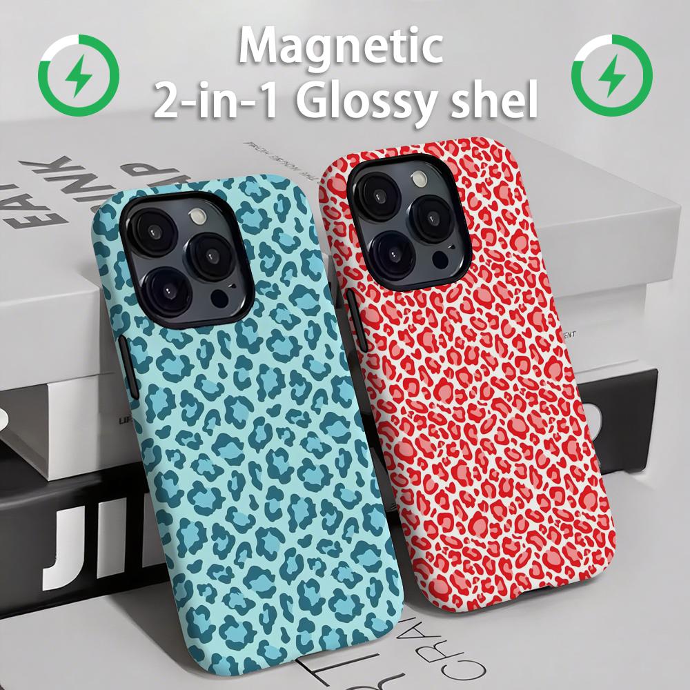 Phone Cases Leopard Print - Leopard print pattern Phone Case Magnetic