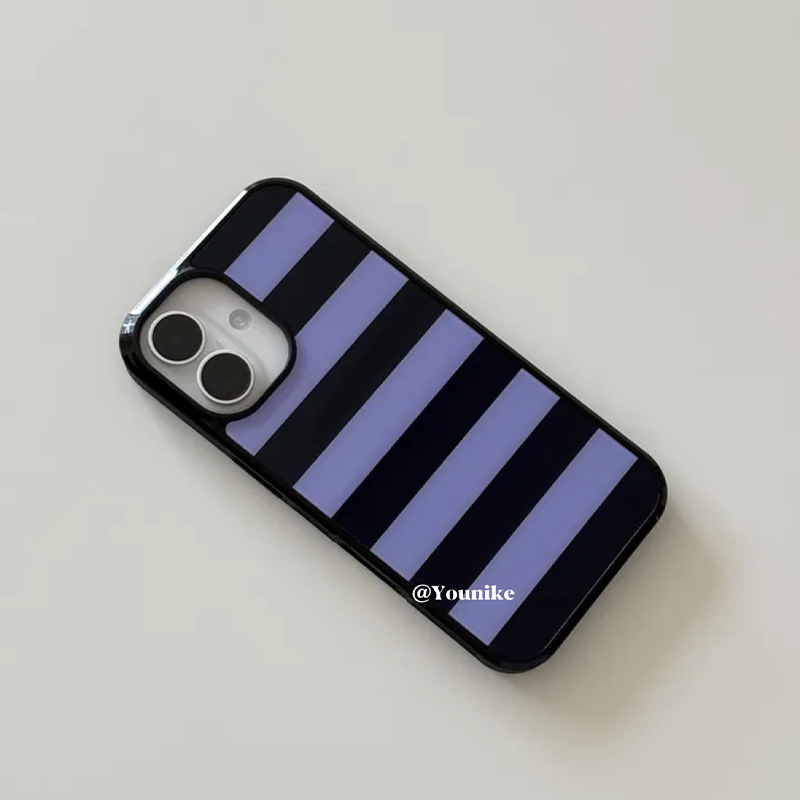 Korean Ins Purple and Black St - Phone Cases Purple ulasan dan harga