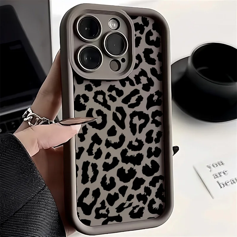 Black Leopard Print Pattern Si - Phone Cases Rhode ulasan dan harga