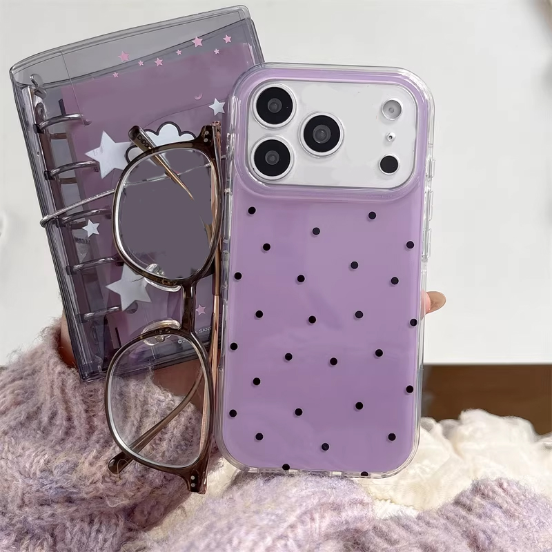 Korean Ins Girl Simple Purple  - Phone Cases Purple ulasan dan harga
