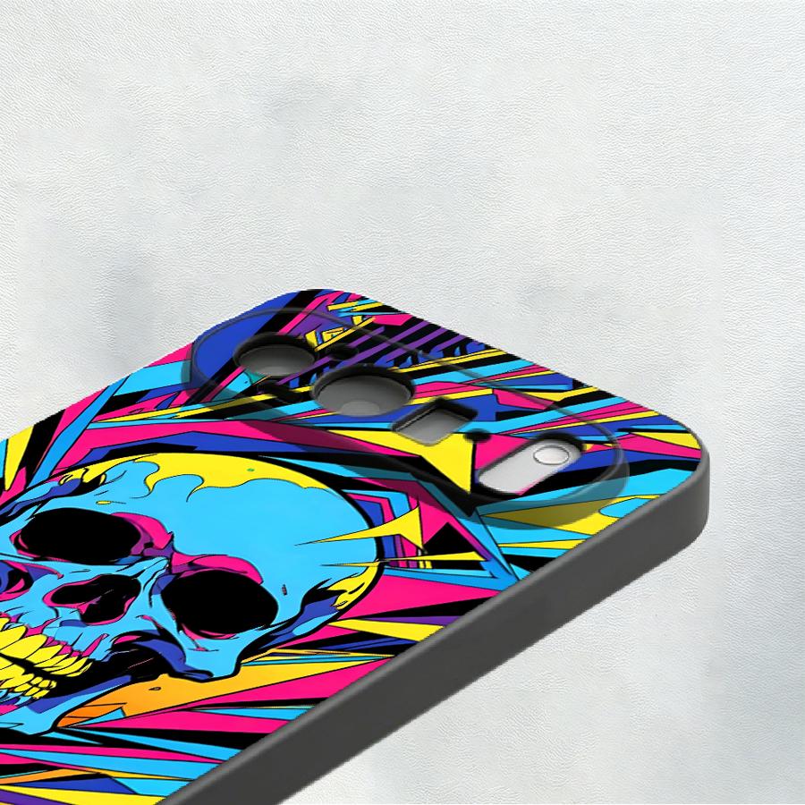 Neon Pop Art Skull Case for Go - Phone Cases Google Pixel 7 ulasan dan harga