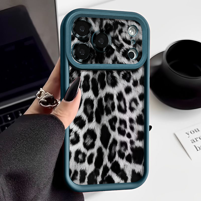 Snow Leopard Print Soft TPU Ph - Phone Cases Leopard Print ulasan dan harga