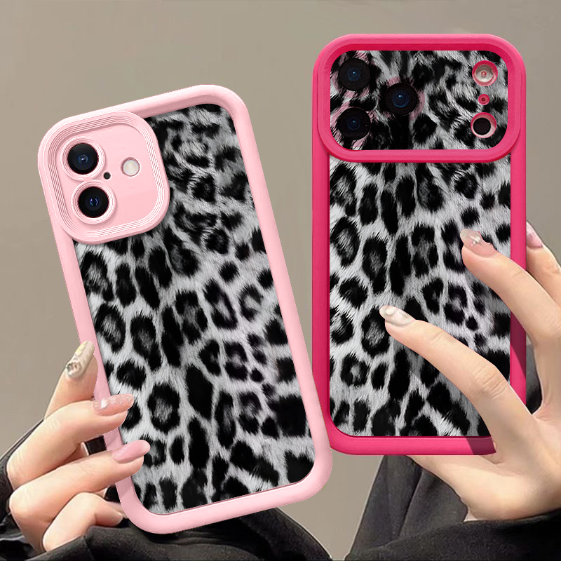 Snow Leopard Print Soft TPU Ph - Phone Cases Leopard Print ulasan dan harga