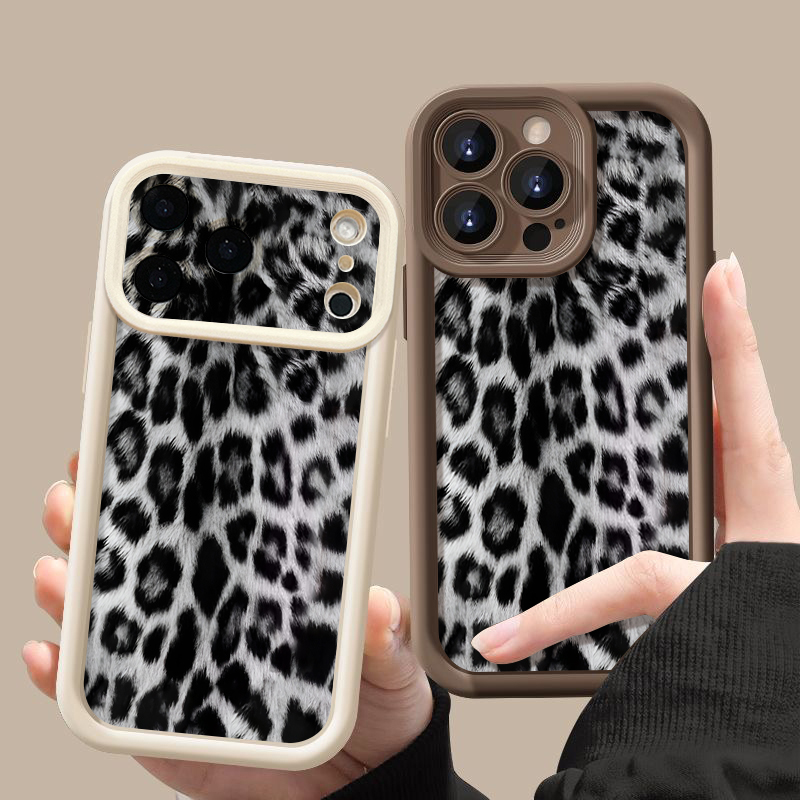 Snow Leopard Print Soft TPU Ph - Phone Cases Leopard Print ulasan dan harga