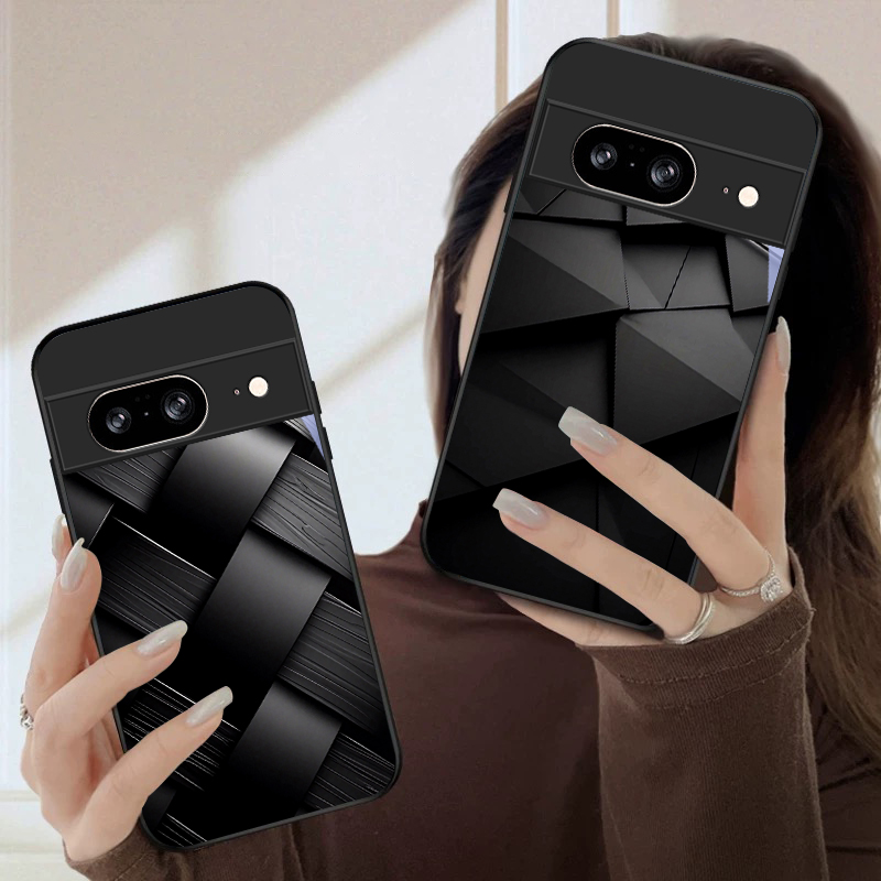 Dark geometric texture For Goo - Phone Cases Google Pixel 7 ulasan dan harga