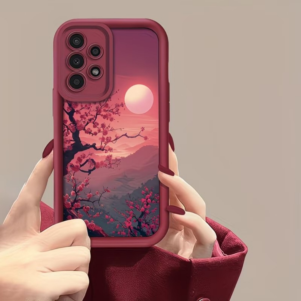 Sunset Mountain Peak Anti-Fall - Phone Cases Samsung S25 Fe ulasan dan harga