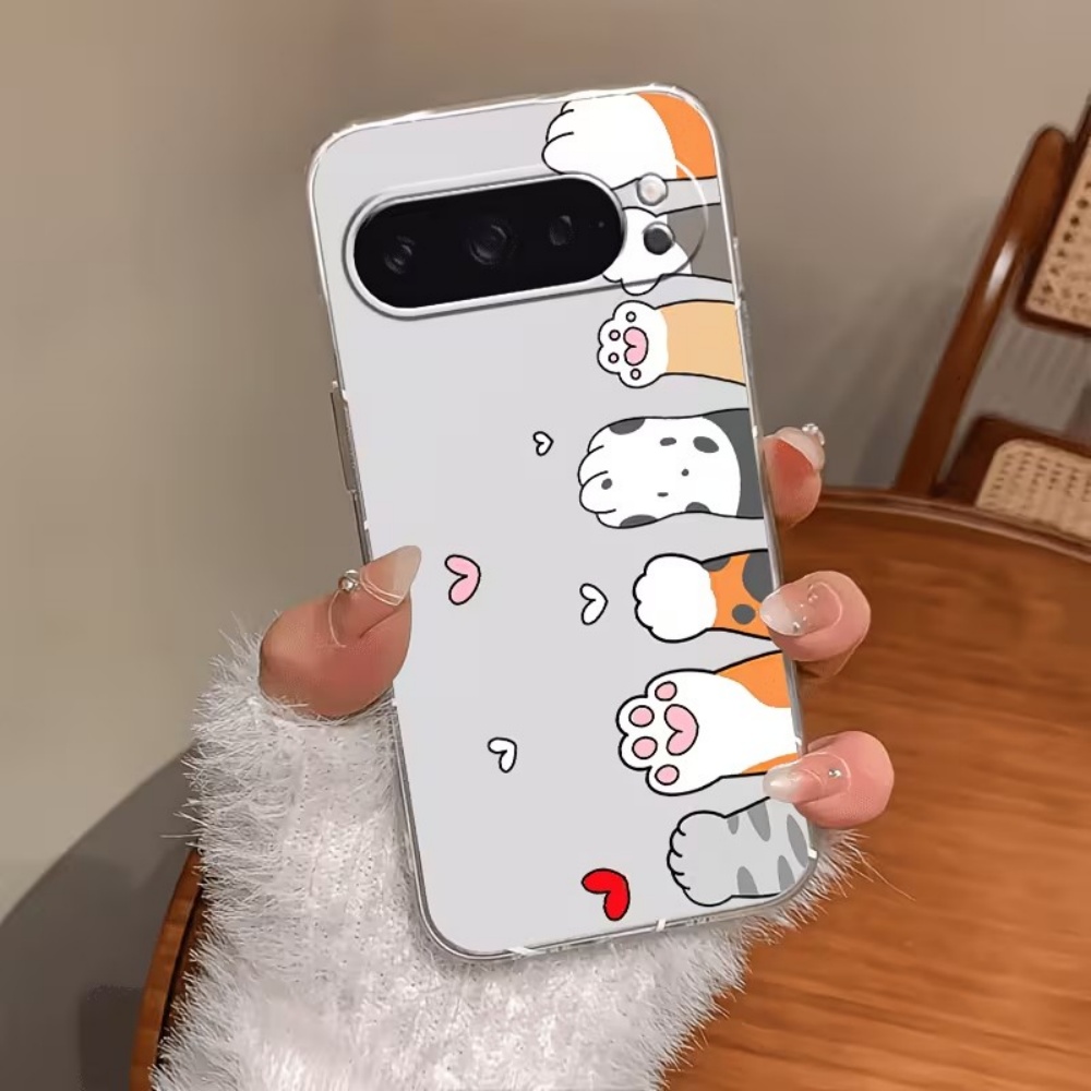 Cartoon Cat Paw Print Crystal  - Phone Cases Google Pixel 7 ulasan dan harga