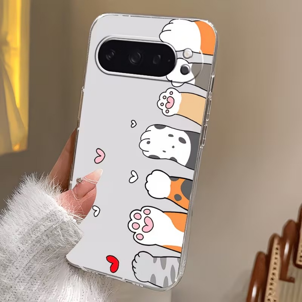 Cartoon Cat Paw Print Crystal  - Phone Cases Google Pixel 7 ulasan dan harga