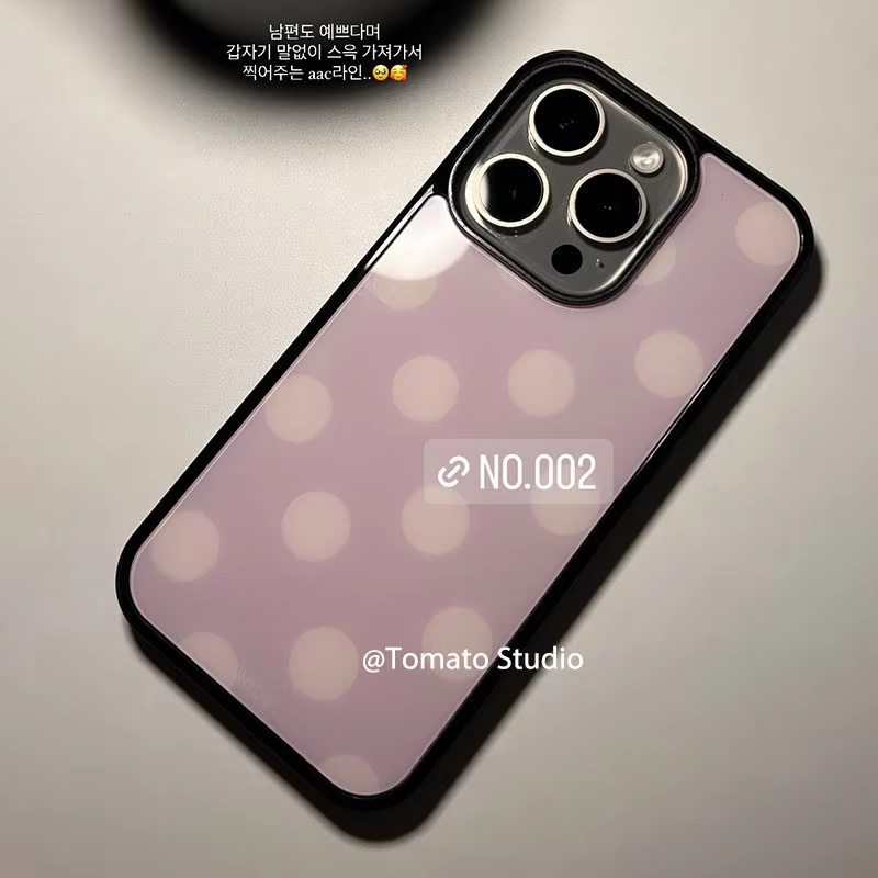 Korean Ins Fashion Purple Polk - Phone Cases Purple ulasan dan harga
