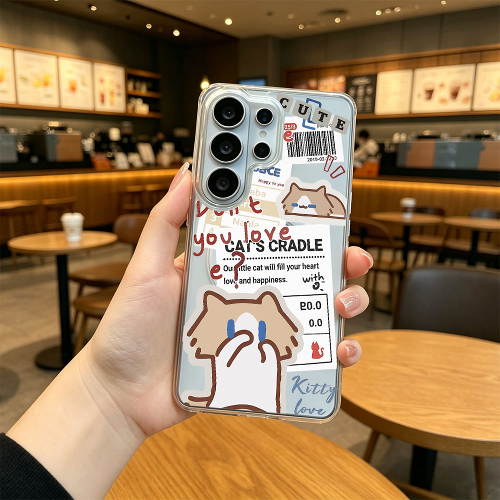 Clear Acrylic Magnetic Phone C - Phone Cases Samsung S25 Fe ulasan dan harga