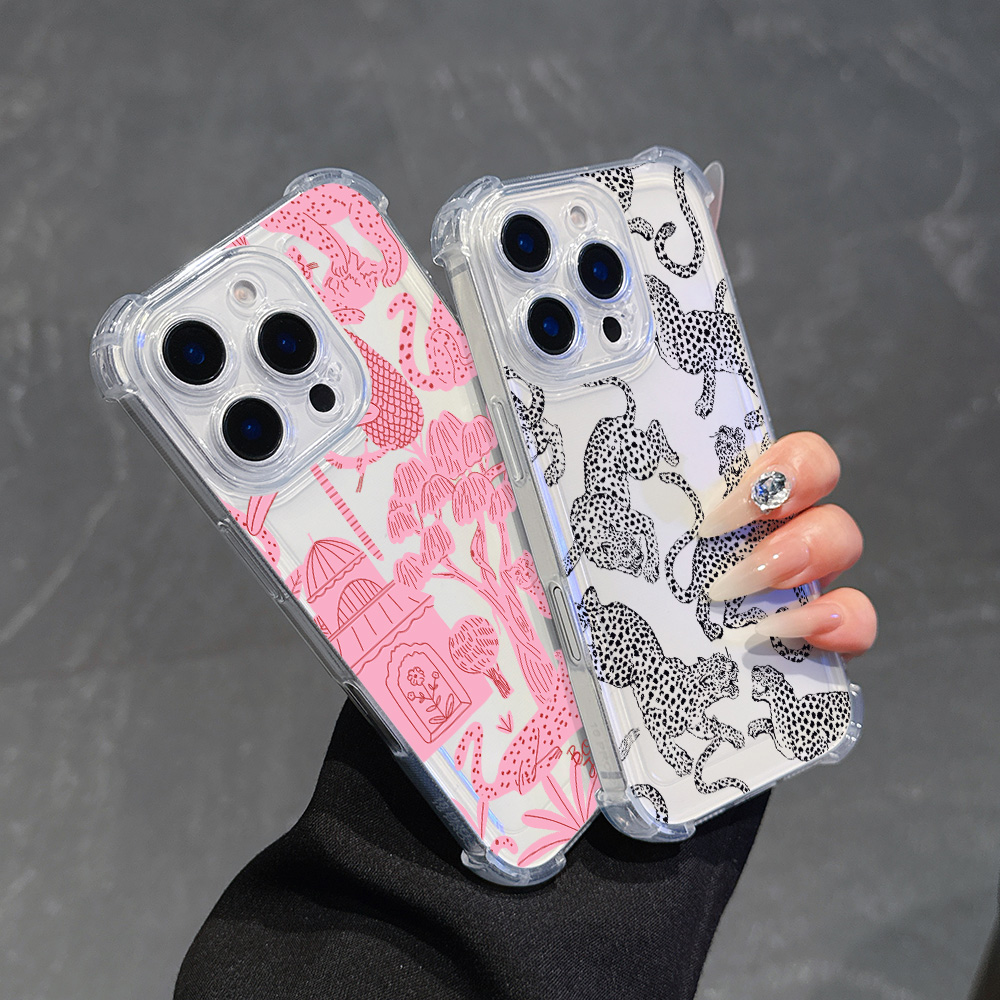 Fashion Pink Leopard Phone Cas - Phone Cases Leopard Print ulasan dan harga