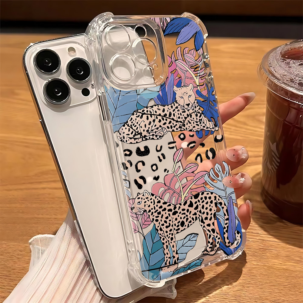 Fashion Pink Leopard Phone Cas - Phone Cases Leopard Print ulasan dan harga
