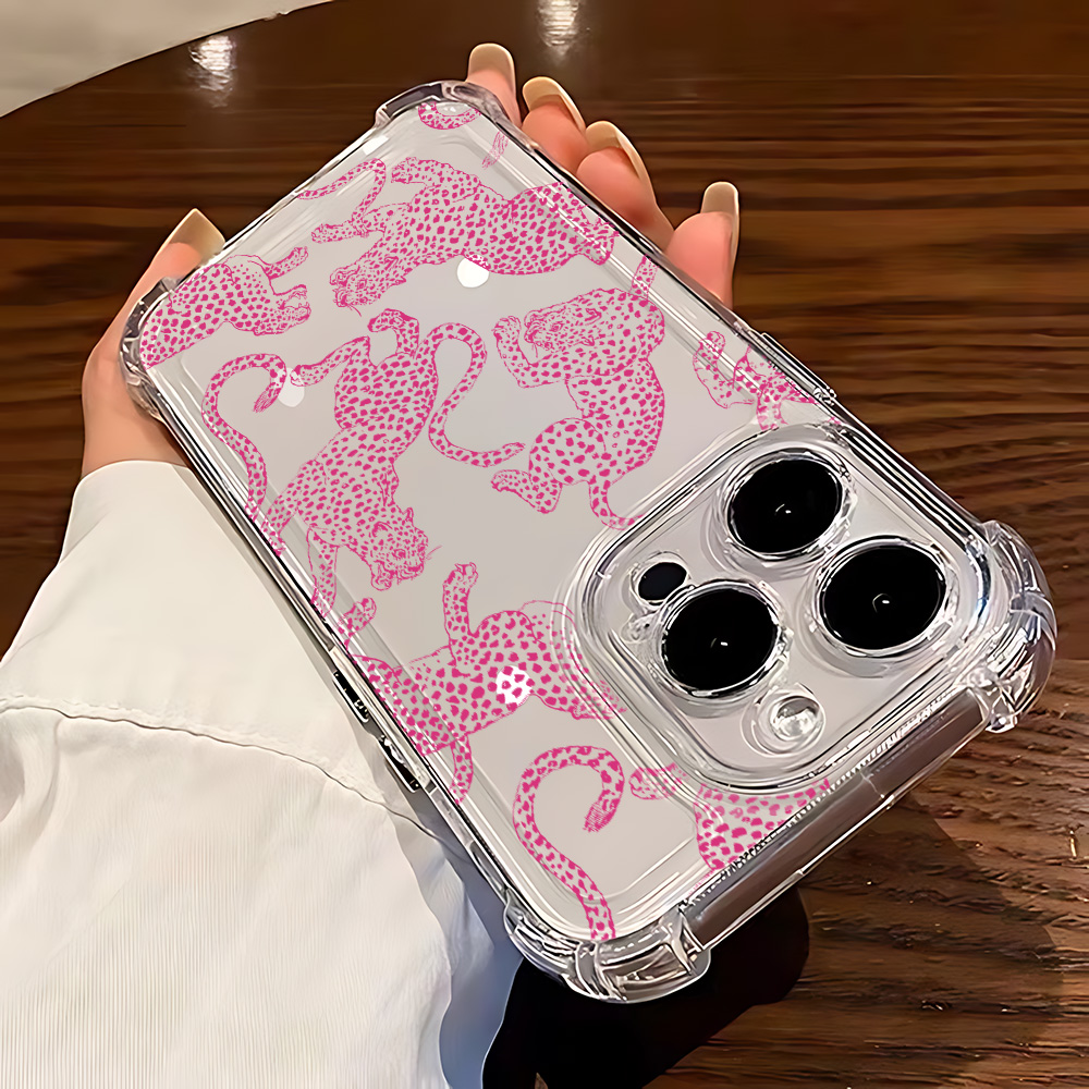 Fashion Pink Leopard Phone Cas - Phone Cases Leopard Print ulasan dan harga