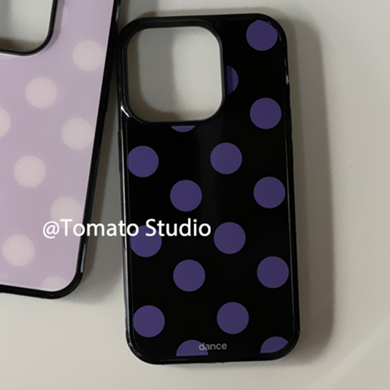 Korean Ins Fashion Purple Polk - Phone Cases Purple ulasan dan harga
