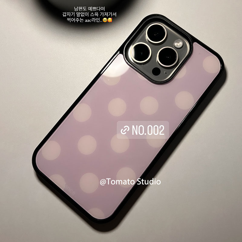 Korean Ins Fashion Purple Polk - Phone Cases Purple ulasan dan harga