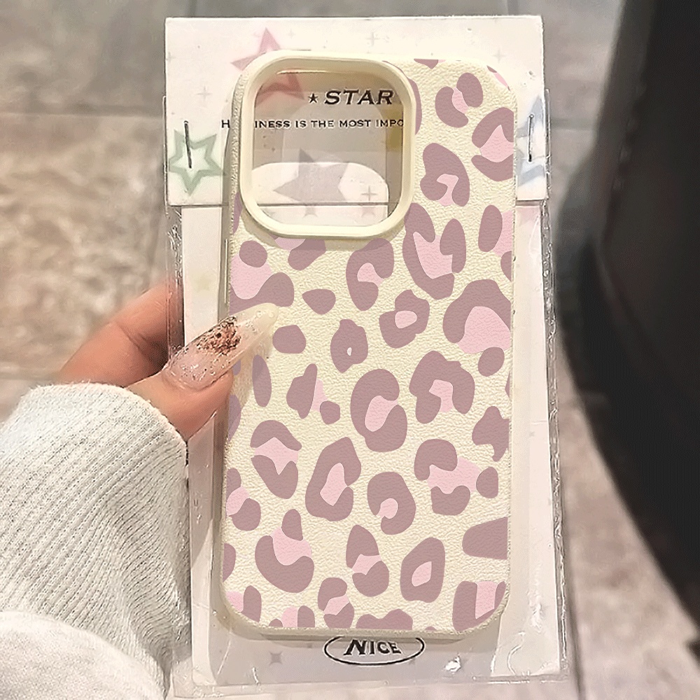 Pale Purple Leopard Print Phon - Phone Cases Purple ulasan dan harga