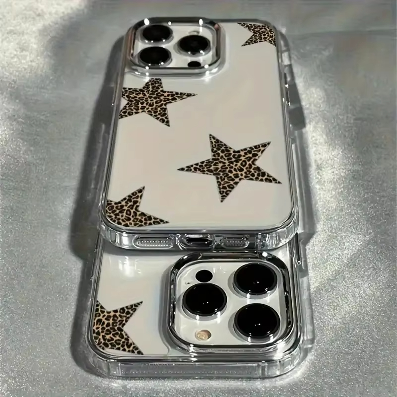 Leopard Print Five-Point Star  - Phone Cases Leopard Print ulasan dan harga