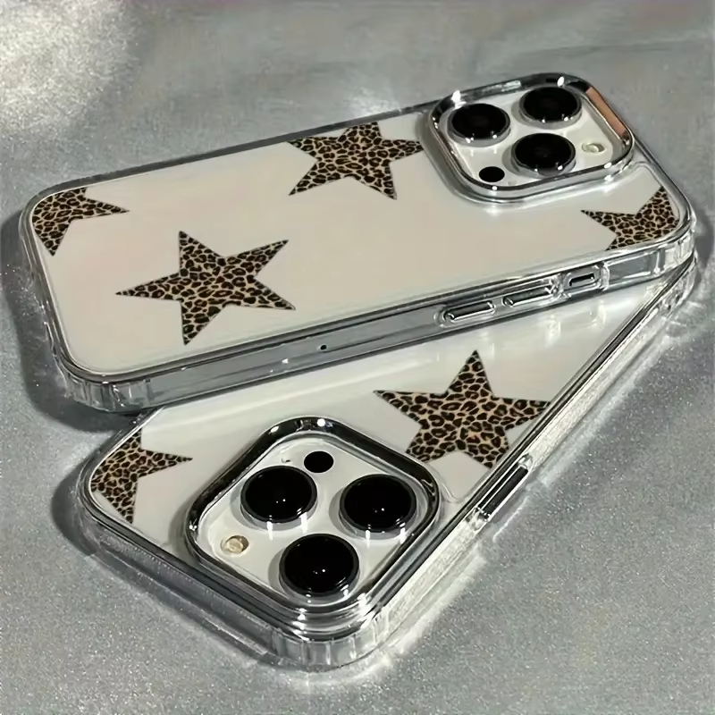 Leopard Print Five-Point Star  - Phone Cases Leopard Print ulasan dan harga