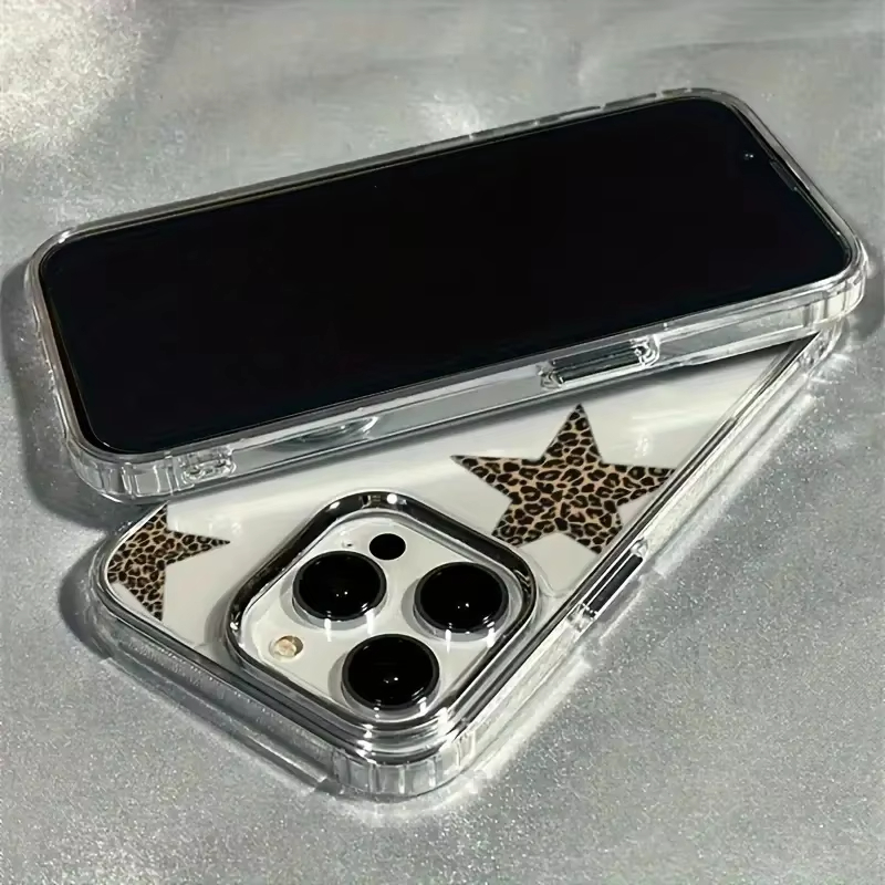 Leopard Print Five-Point Star  - Phone Cases Leopard Print ulasan dan harga