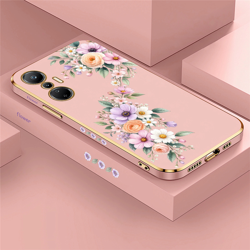 Pink Tulip Purple Peony Flower - Phone Cases Purple ulasan dan harga