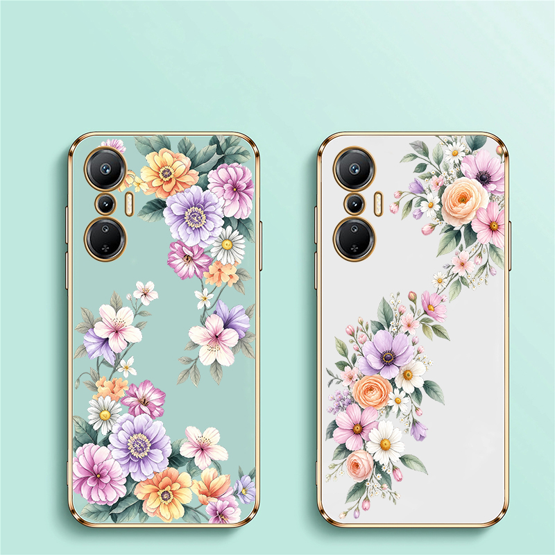 Pink Tulip Purple Peony Flower - Phone Cases Purple ulasan dan harga