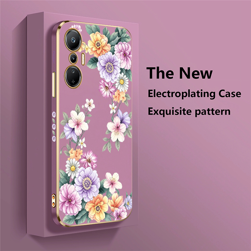 Pink Tulip Purple Peony Flower - Phone Cases Purple ulasan dan harga