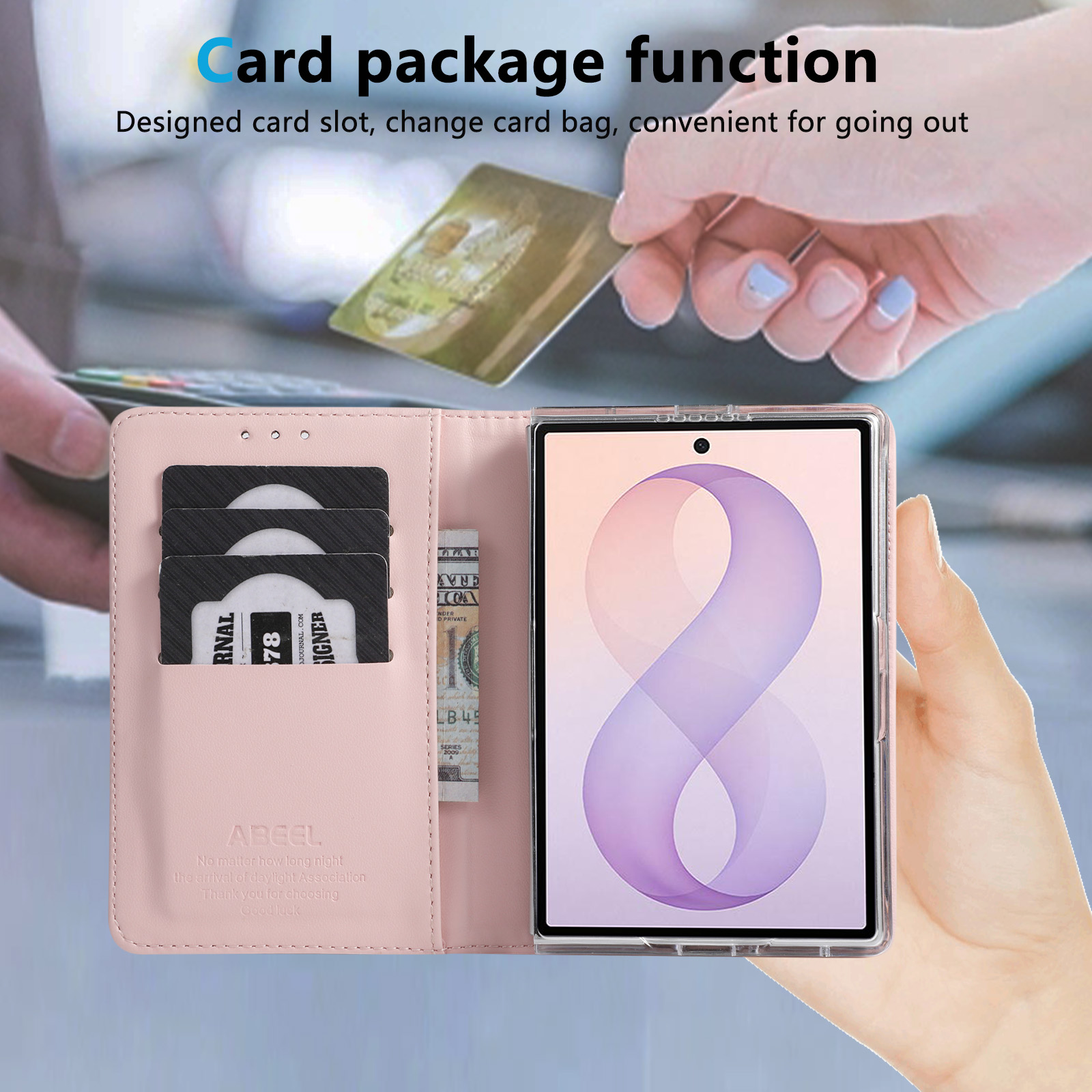 Flip Cards Solt Wallet Skin Fe - Card Holder Slim Case ulasan dan harga