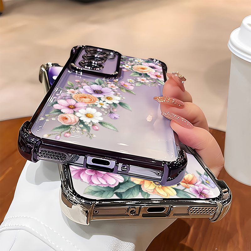 Pink Tulip Purple Peony Flower - Phone Cases Purple ulasan dan harga