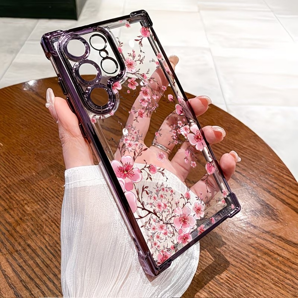 Cherry Blossom Electroplated F - Phone Cases Samsung S25 Fe ulasan dan harga