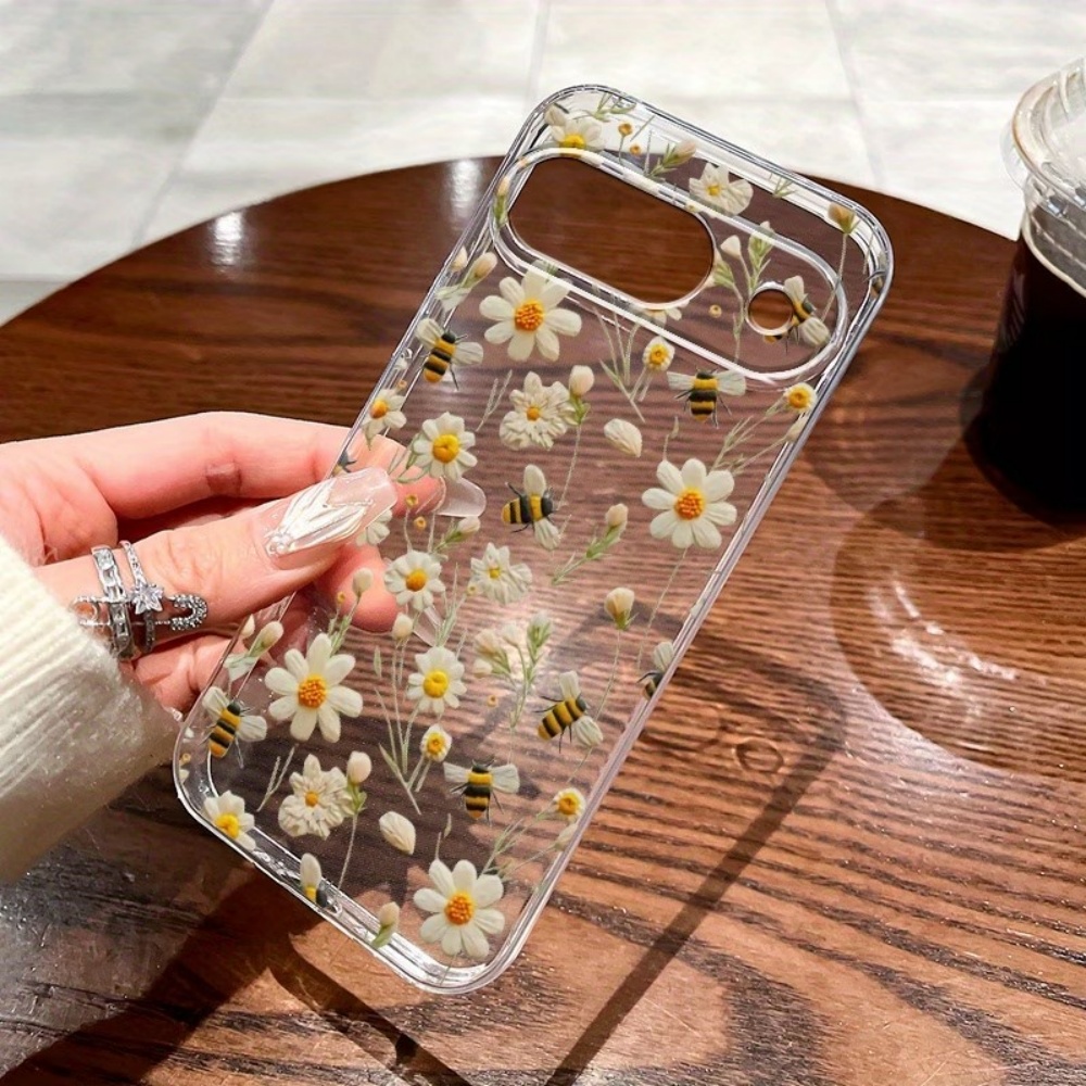 Cute Honeybee Flower Pattern S - Phone Cases Google Pixel 7 ulasan dan harga