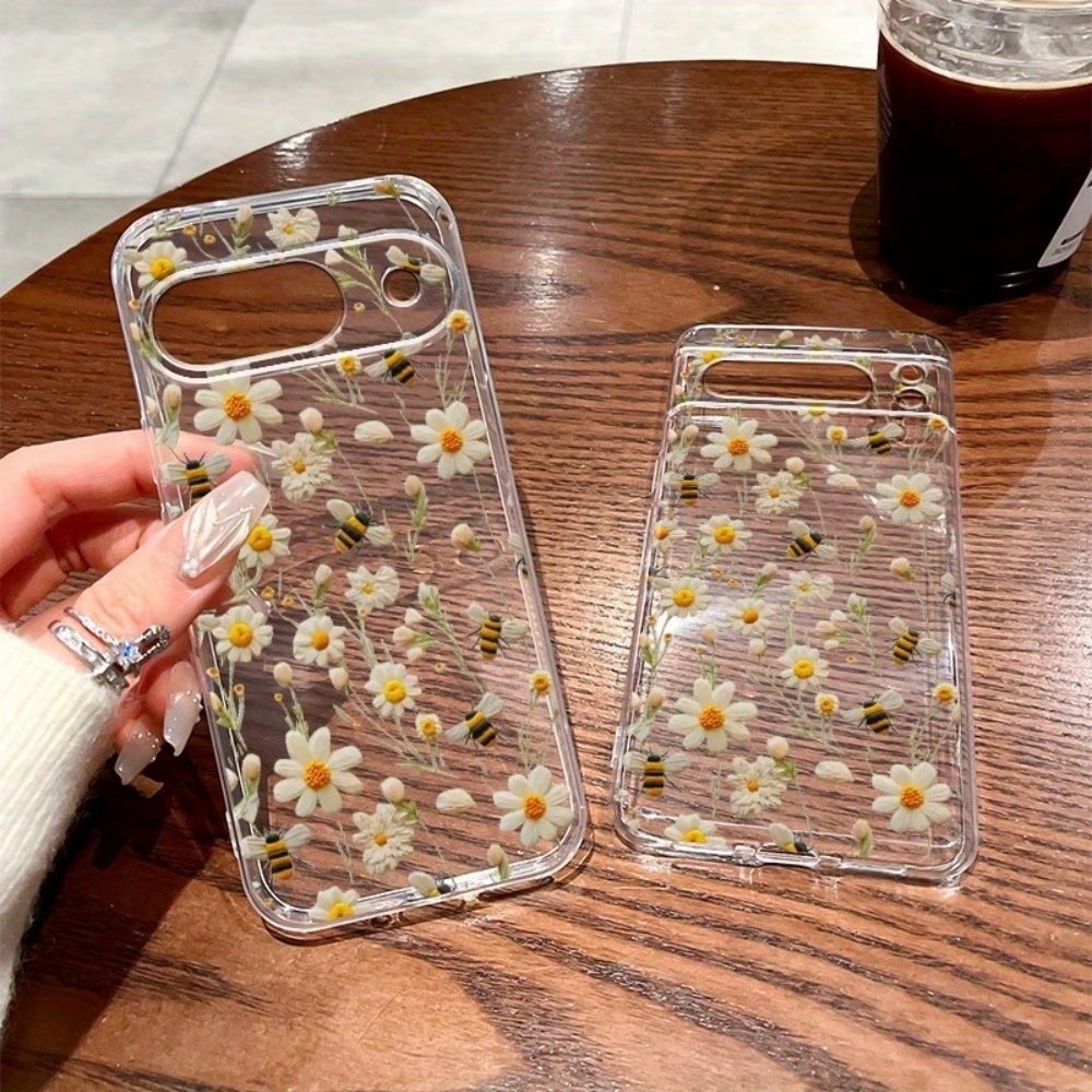 Cute Honeybee Flower Pattern S - Phone Cases Google Pixel 7 ulasan dan harga
