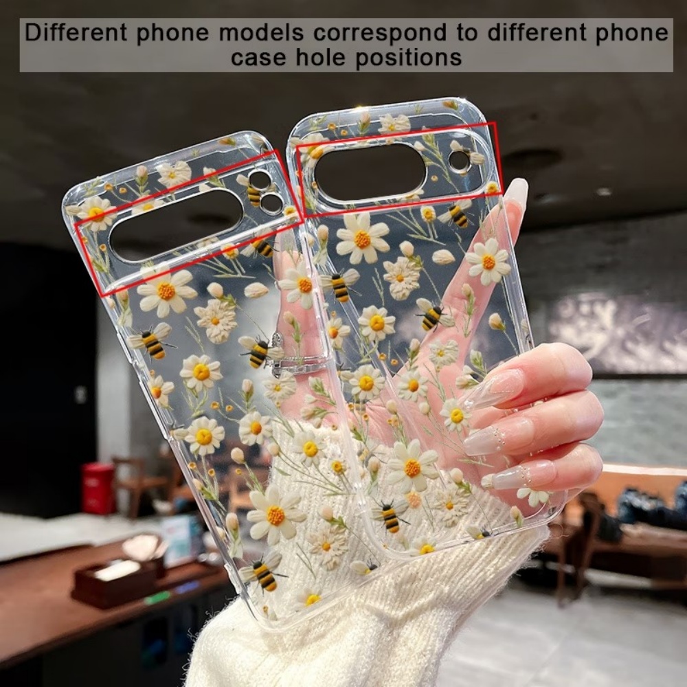 Cute Honeybee Flower Pattern S - Phone Cases Google Pixel 7 ulasan dan harga